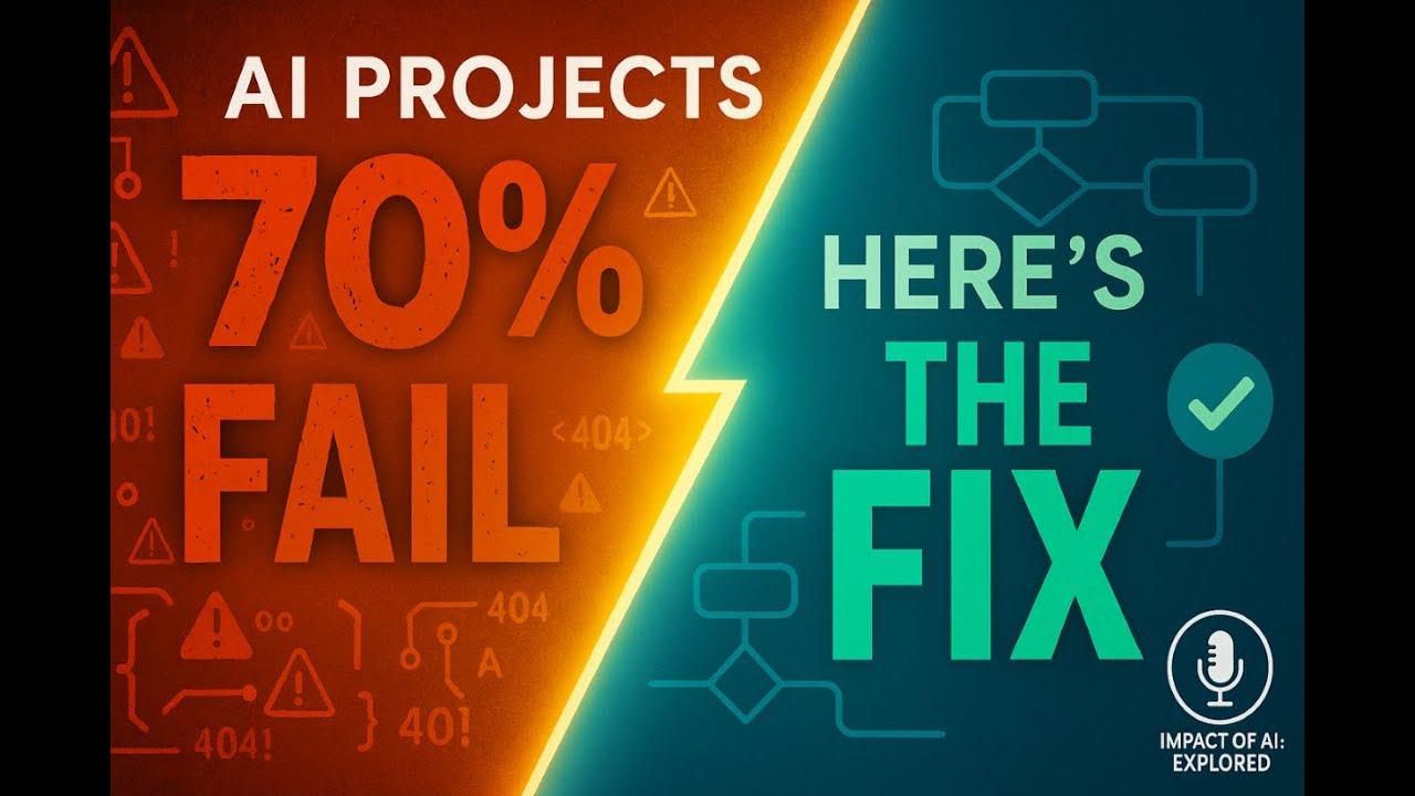 70% of AI Projects Fail—Here's the Fix