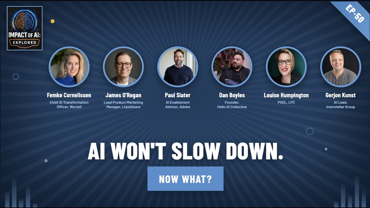 AI Won't Slow Down. Now What?
